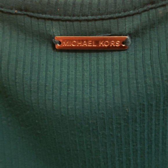 Michael Kors off the shoulder top teal - Picture 3 of 3